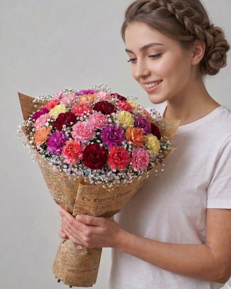 Renkli Kasımpatı Buketi