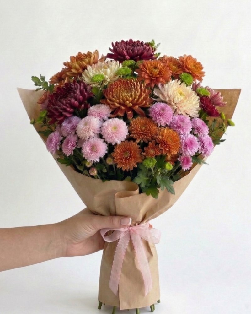 Sonbahar Melodisi Krizantem Buketi